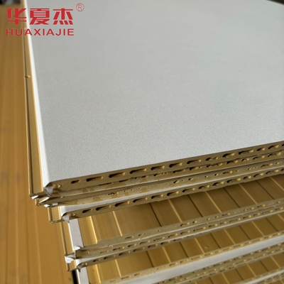 Hoogwaardig wit wpc wandpaneel 600x9mm gelamineerd wpc board waterdicht decoratief materiaal
