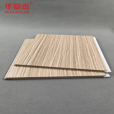Moderne design gelamineerd pvc wandpaneel 250x5mm pvc houten korrels paneel voor woonkamer decor