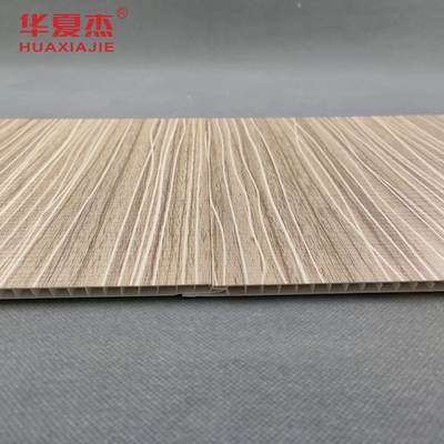 Moderne design gelamineerd pvc wandpaneel 250x5mm pvc houten korrels paneel voor woonkamer decor