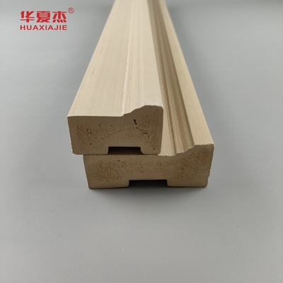 Kosten Prijs 50mm 76mm Wpc Brickmold Wpc Door Frame Houten korrels Buitenversiering
