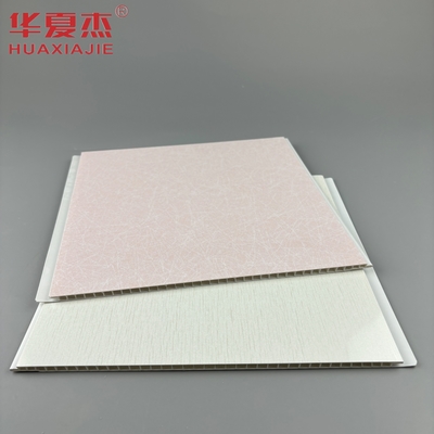 Warm stempelen Roze winkel Pvc wandpaneel hoogglanzend oppervlak Pvc plafondpaneel Interieur decoratie Hotel