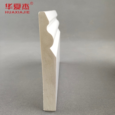 150x20mm PVC-behang Wit ontwerp Pvc-rok Pvc-basebord Interieurversiering