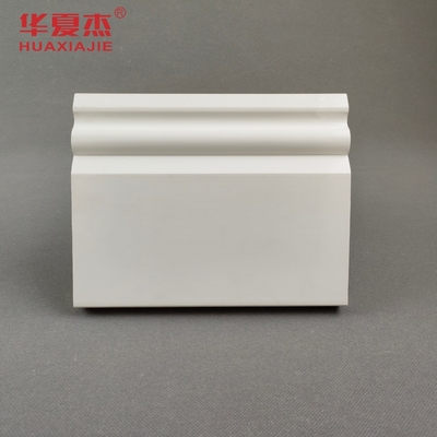 150x20mm PVC-behang Wit ontwerp Pvc-rok Pvc-basebord Interieurversiering