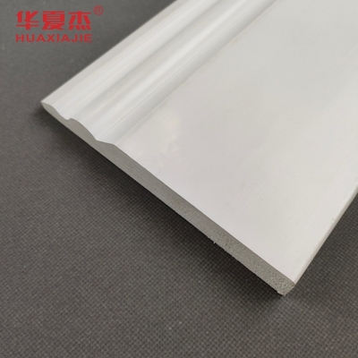 150x20mm PVC-behang Wit ontwerp Pvc-rok Pvc-basebord Interieurversiering