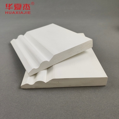 150x20mm PVC-behang Wit ontwerp Pvc-rok Pvc-basebord Interieurversiering