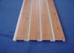 De plastic Taupe-Comités van de Latjemuur/de Muurcomités Met latjes van WPC voor Planken