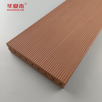 Antisteunbalk WPC die Samengestelde Vloerbedekking 140 x 25mm decking de bruine houten kleur van de koffie grijze teak