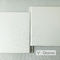 Binnenlandse Wpc-Muurcomité Witte Gelamineerde Kleur 600mm Breedte X 9mm Dikte