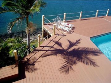 Goede prijs De openluchtdecking-Pools WPC Samengestelde Decking van de Bevloeringsbinnenplaats online