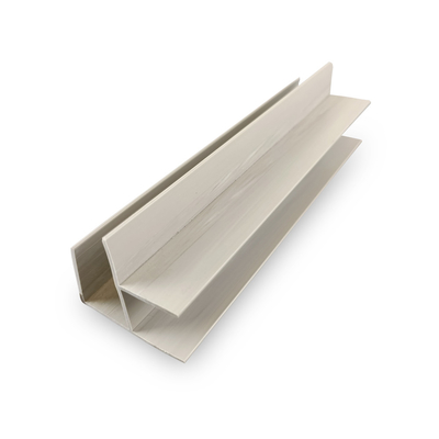 Hoek die het Comité Wit Zwart Grey Color Decorative vormen van Pvc Slatwall