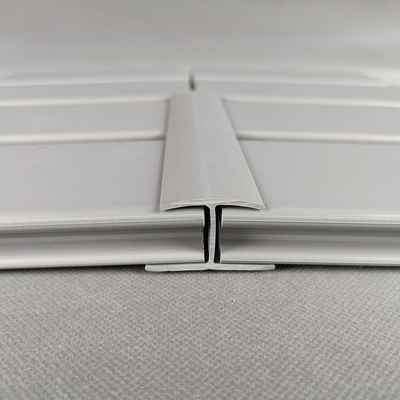 Ultralight Draagbaar Flexibel Grey Slatwall Panels For Showroom