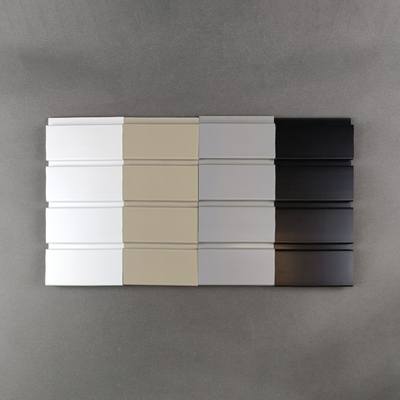 Ultralight Flexibele Slatwall-Vertoning voor Winkelsdecoratie