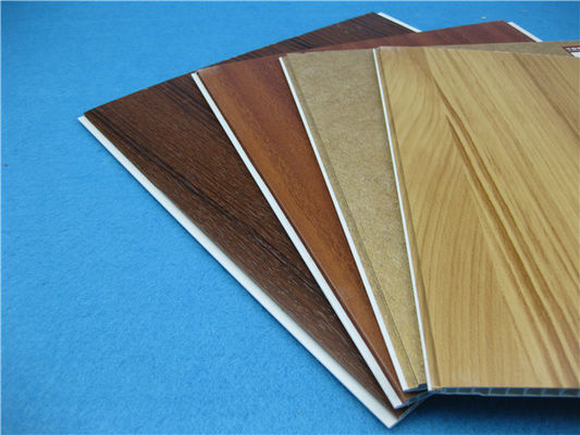 Goede prijs Monistureproof Laminated Wood Grain pvc wandbekleding platen Economisch en recyclebaar online