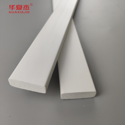 Goede prijs groothandelprijs 3/8 x 1-1/4 deurstop pvc decoratief gietwerk binnenprofiel wit plank online