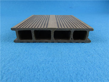 Goede prijs 2900mm Houten Plastic Samengestelde WPC Decking met Vierkante Holle ISO-SGS online