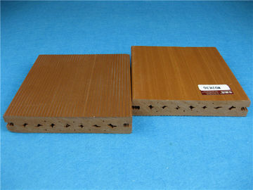 Goede prijs UV Bestand Plastiek buiten de Bevloering van Wpc Decking met Vlotte Geborstelde Oppervlakte online