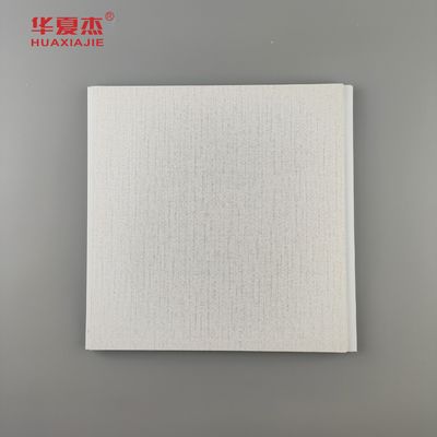 Goede prijs Fabrieksverkoop Interieur PVC Wandpanelen Gelamineerd ruwe linnen textuur PVC Plafond Vochtbestendig Bouwmateriaal online