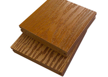 Goede prijs Okkernoot Waterdichte WPC Samengestelde Decking voor Openluchtvloer 140mm × 28mm online