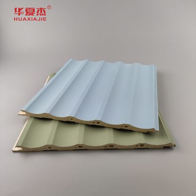 Gemakkelijk te installeren WPC wandpaneel gelamineerde WPC panelen binnenhuis decoratie